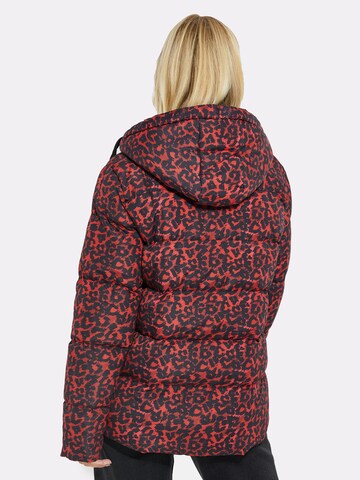 Threadbare Winter Jacket 'Chrissy' in Red