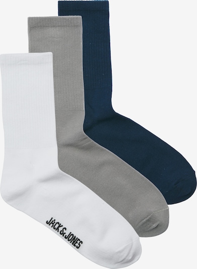 JACK & JONES Sukat 'JACNICK' värissä tummansininen / harmaa / musta / valkoinen, Tuotenäkymä