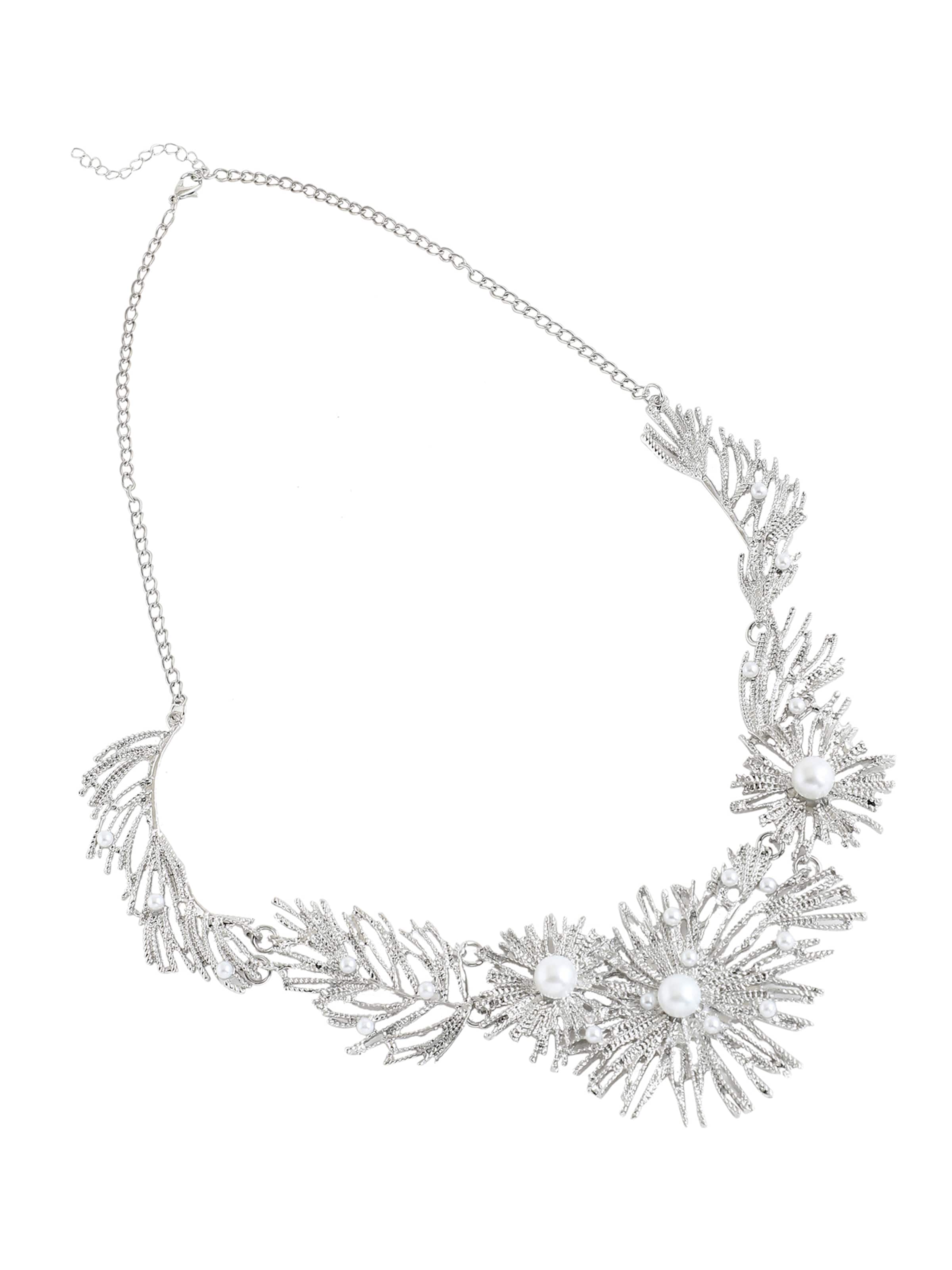 SOHI Sada šperků ' Lisanne ' - stříbrná / bílá, Produkt