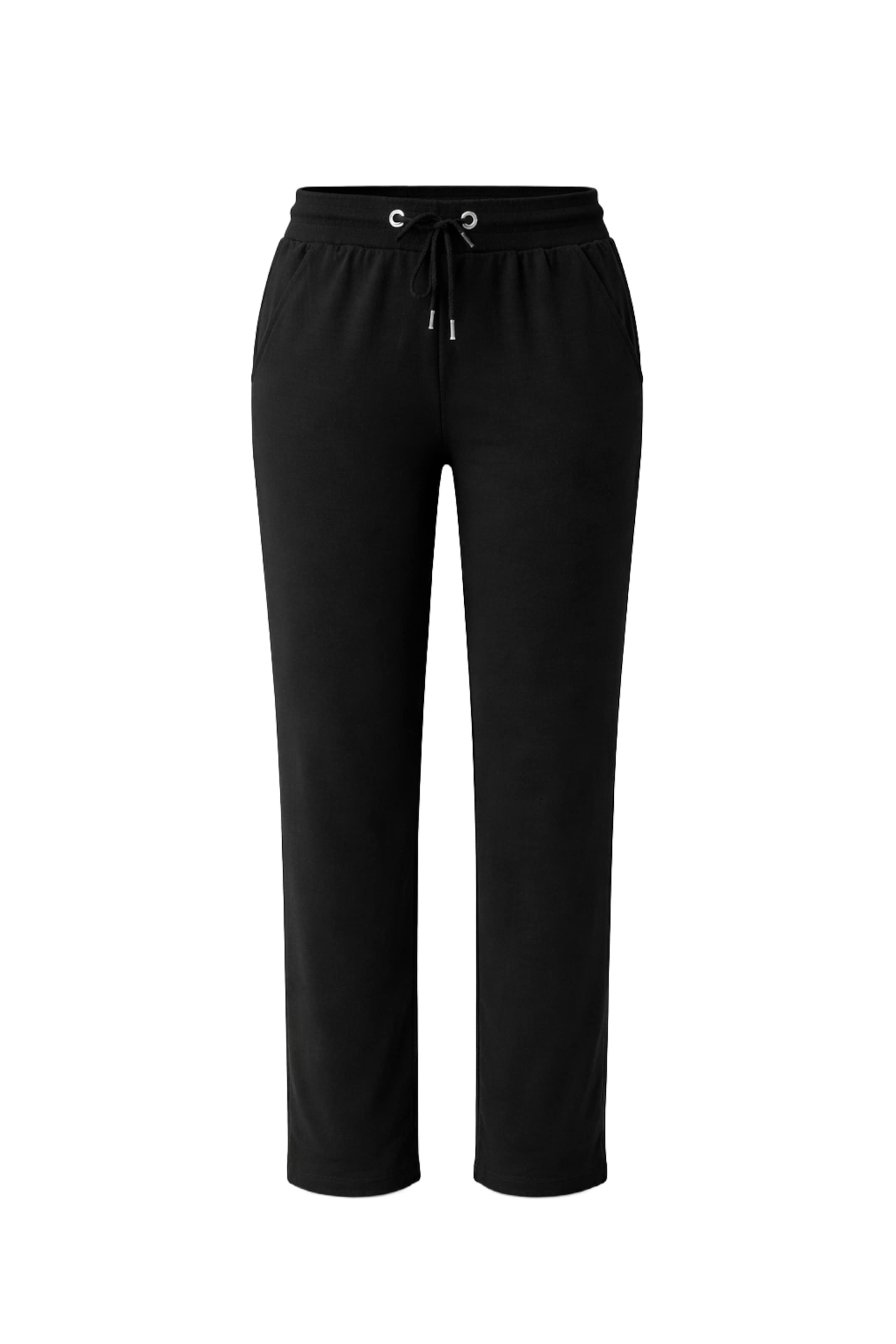 Shape Of You Tapered Broek in Zwart: voorkant