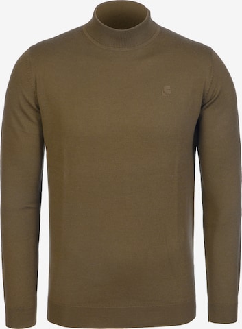 Pull-over Karl Lagerfeld en marron : devant