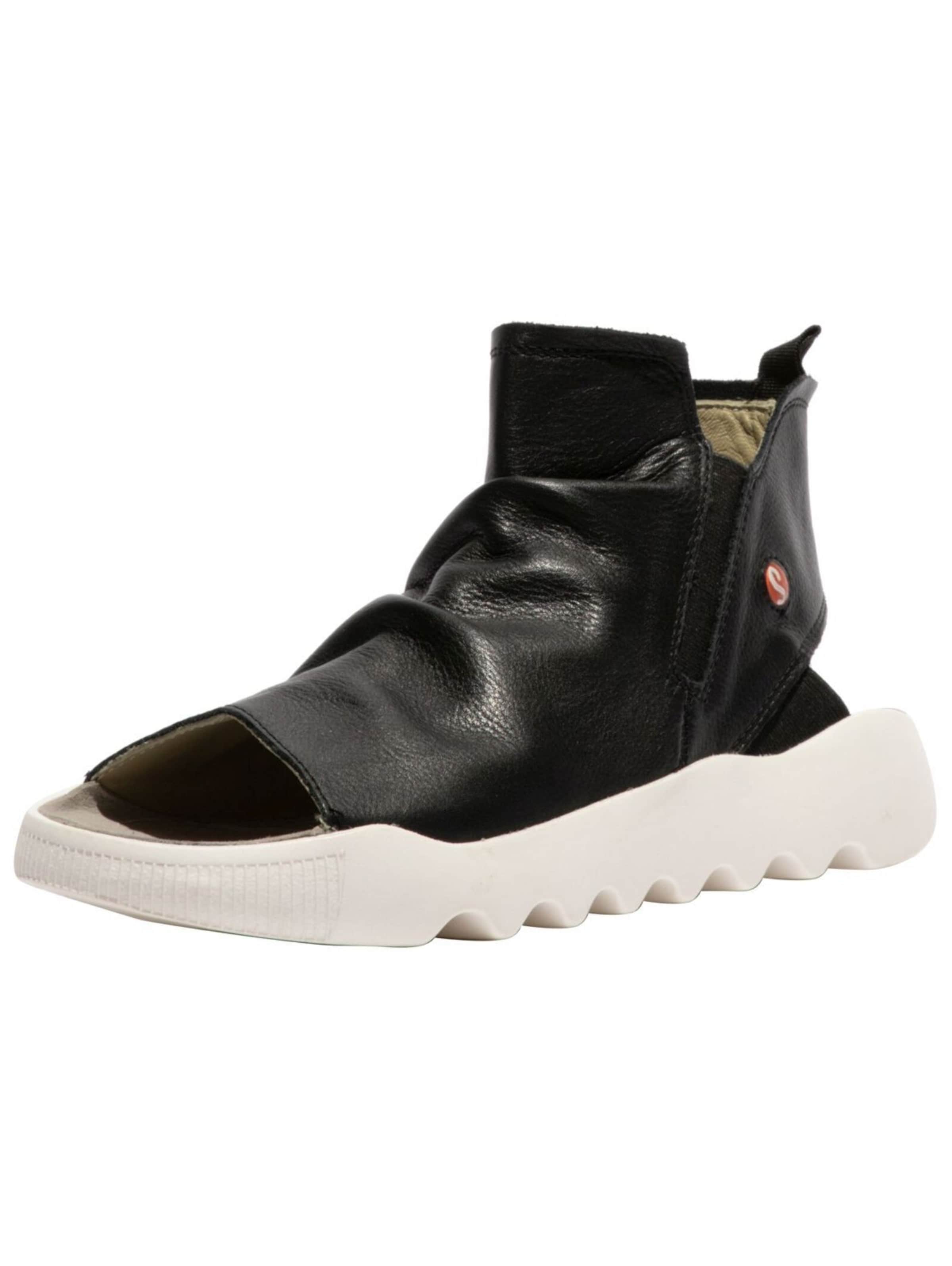 Softinos Sandale in Schwarz: Vorderseite