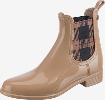 LEMON JELLY Rubber Boots 'Brielle' in Beige: front