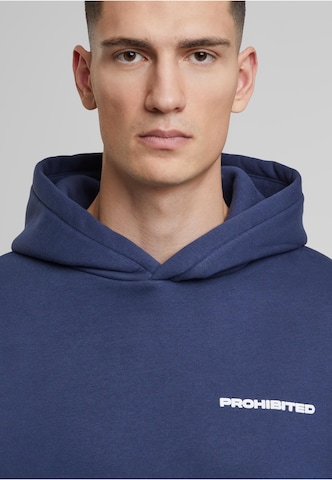 Felpa di Prohibited in blu