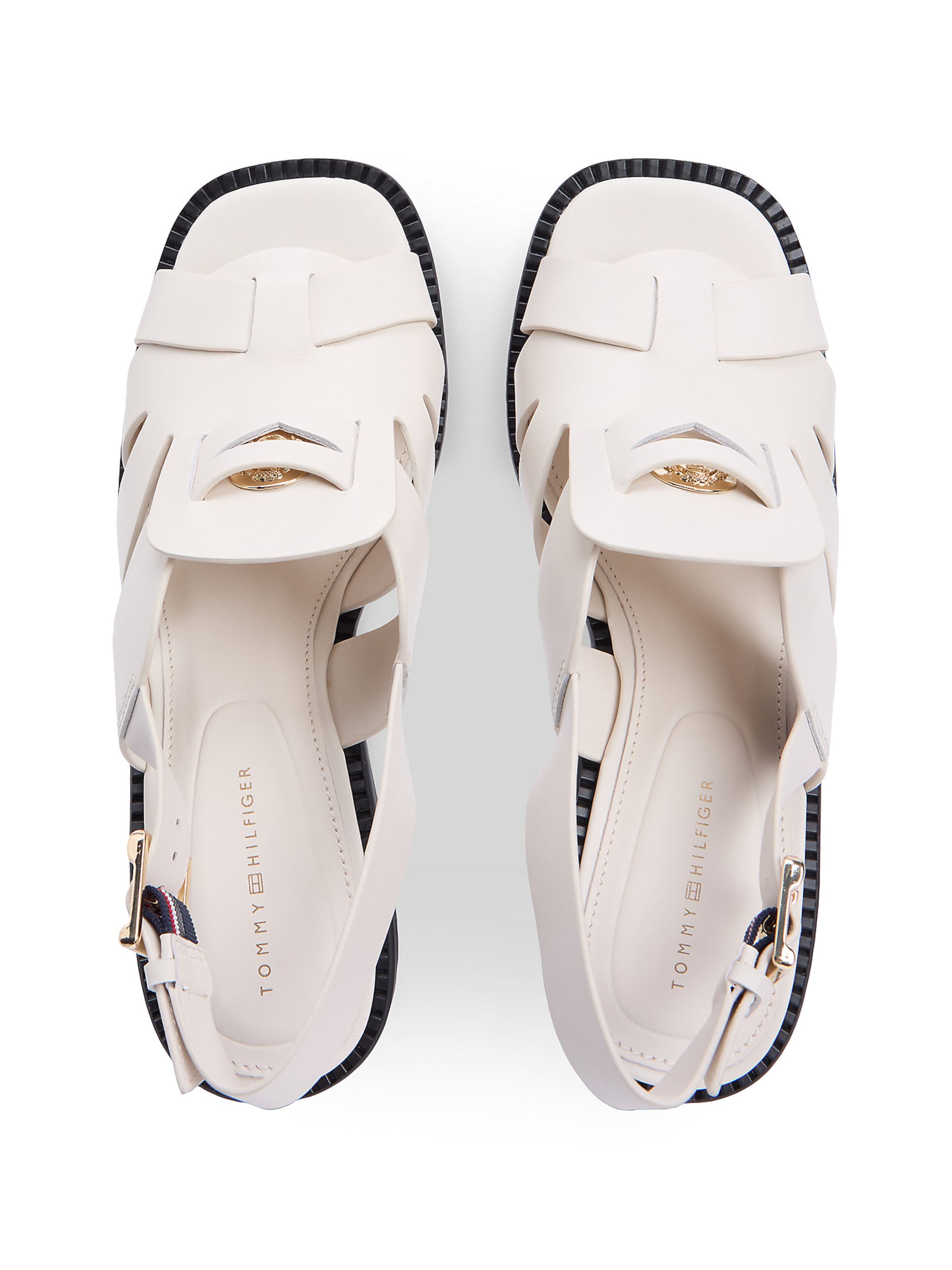 Sandales à lanières TOMMY HILFIGER en blanc