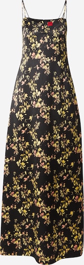HUGO Kleid 'Kerera-1' in gelb / rosa / schwarz, Produktansicht