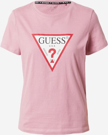 Maglietta di GUESS in rosa: frontale