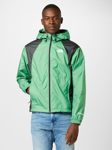 THE NORTH FACE Prehodna jakna 'HYDRENALINE' | zelena barva: sprednja stran