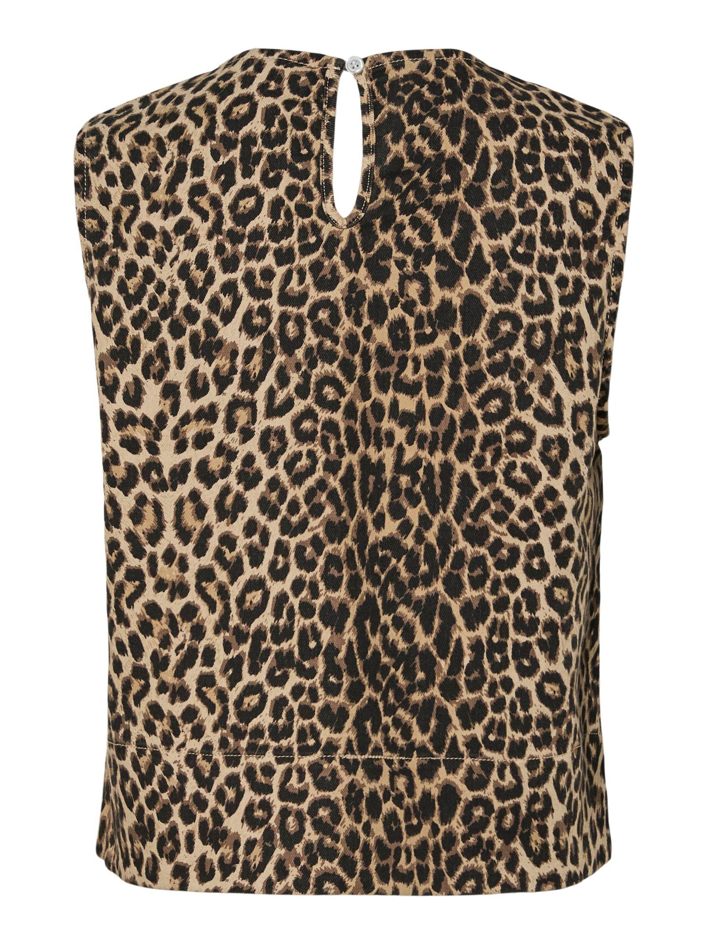 Top 'PCSalume' di PIECES in beige