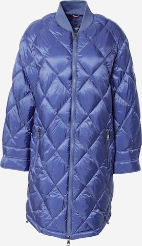 No. 1 Como Between-Seasons Coat in Blue: front