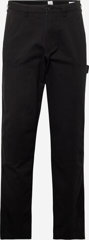 GAP Regular Pants 'CARPENTER' in Black: front