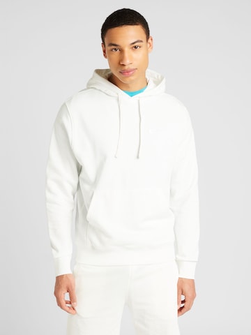 Coupe regular Sweat-shirt 'Club' Nike Sportswear en beige : devant