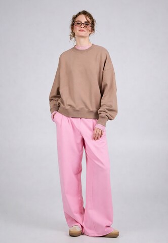 Felpa 'Croissant' di OH APRIL in marrone