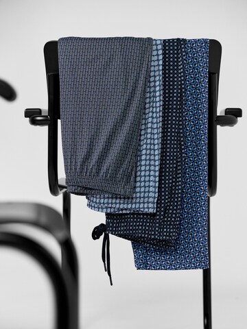 CALIDA Long Pajamas 'Relax Streamline' in Blue