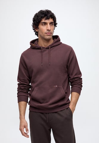 INDICODE JEANS Majica 'Zarside' | rjava barva: sprednja stran