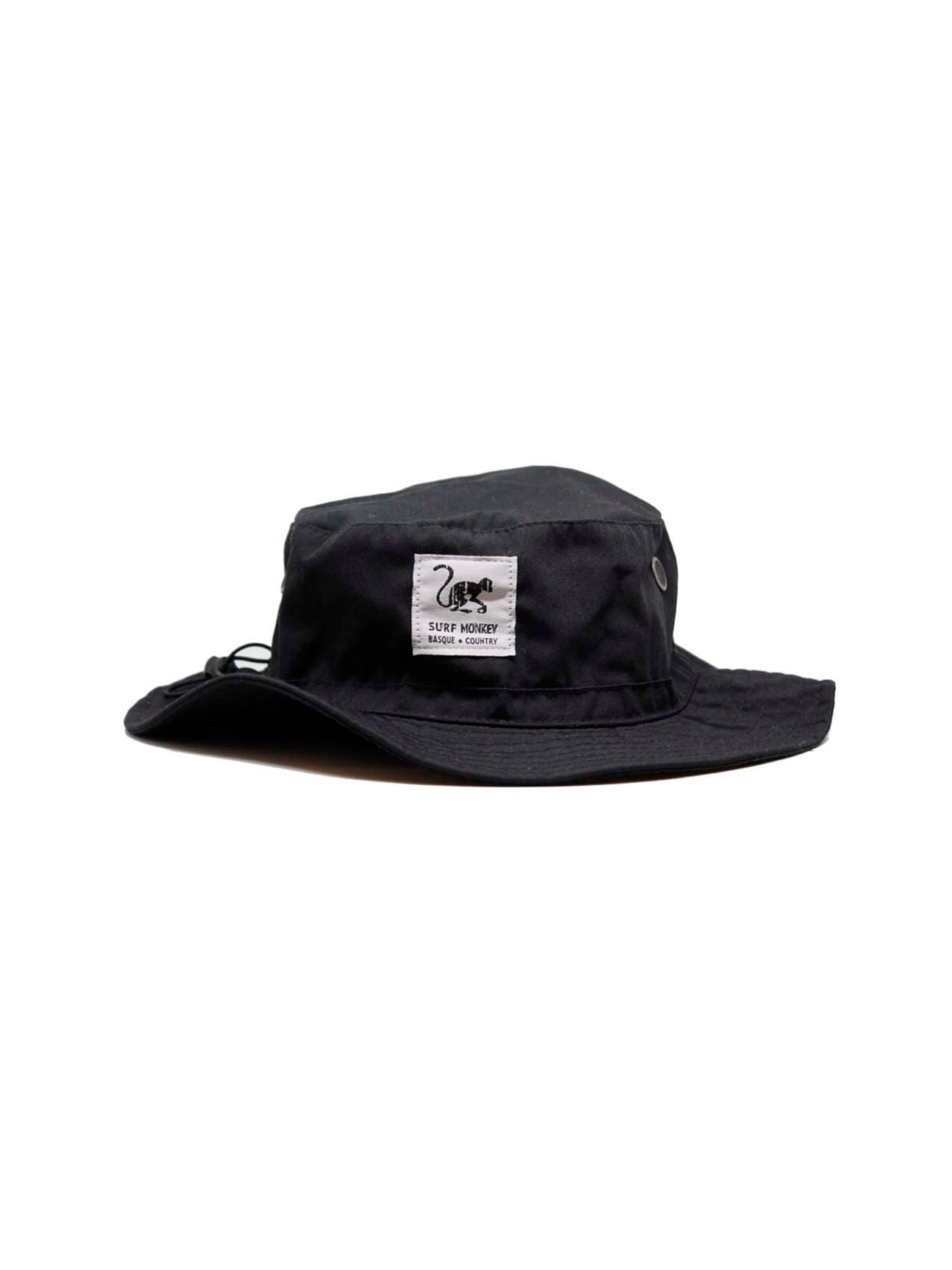Chapeaux de sports Surf Monkey en noir : devant