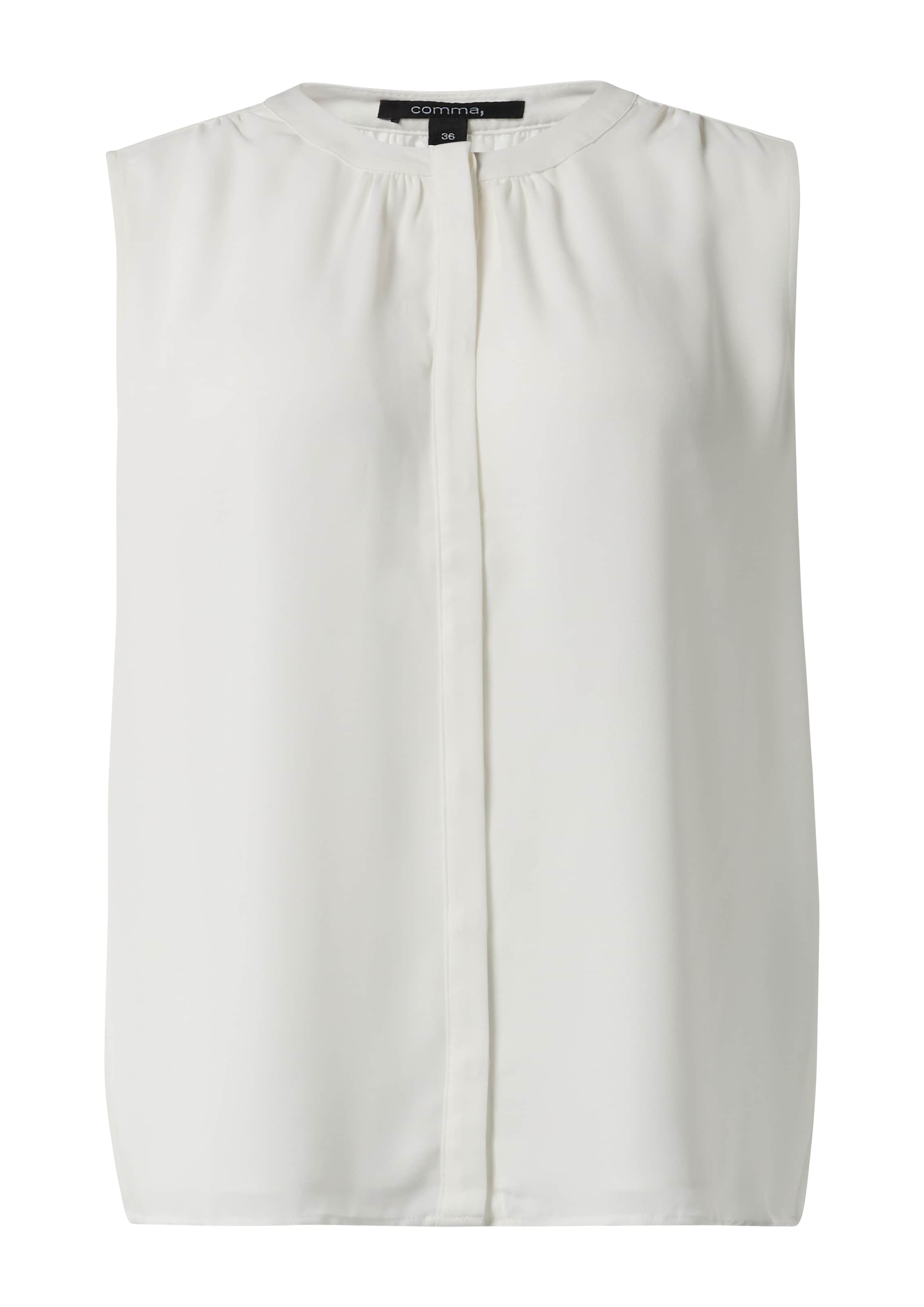 Chemisier COMMA en blanc : devant