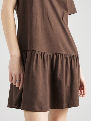 Urban Classics - Vestido 'Valance' em castanho