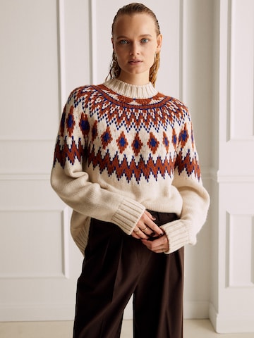 Guido Maria Kretschmer Women Sweater 'Greta' in Beige: front