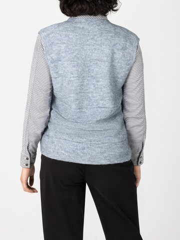 TIMEZONE - Pullover 'V-Neck Vest' em azul