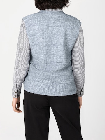 TIMEZONE Sweater 'V-Neck Vest' in Blue