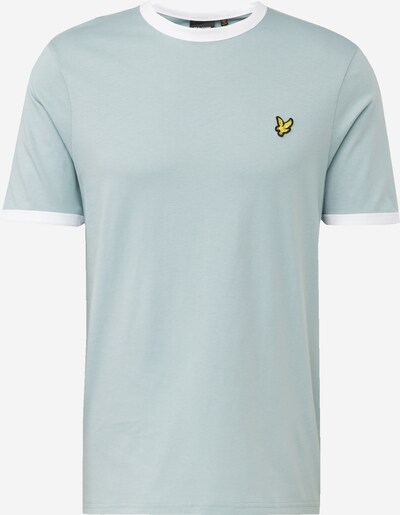 Lyle & Scott T-Shirt 'Ringer' in hellblau / gelb / schwarz / weiß, Produktansicht