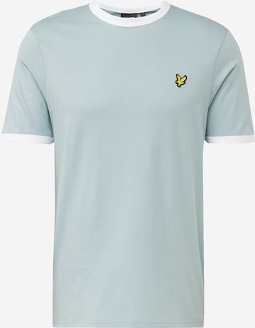 Lyle & Scott T-shirt 'Ringer' i blå: framsida
