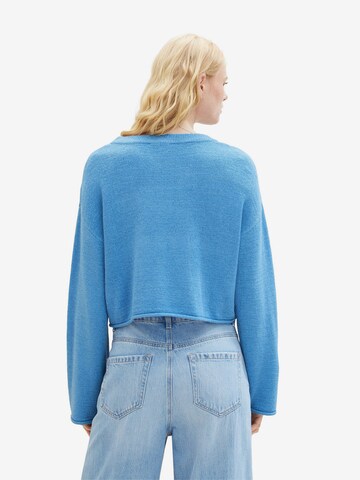 TOM TAILOR DENIM Pullover in Blau