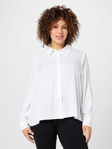 Guido Maria Kretschmer Curvy - Blusa 'Fergie' en blanco: frente