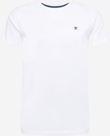 T-Shirt Hackett London en blanc : devant