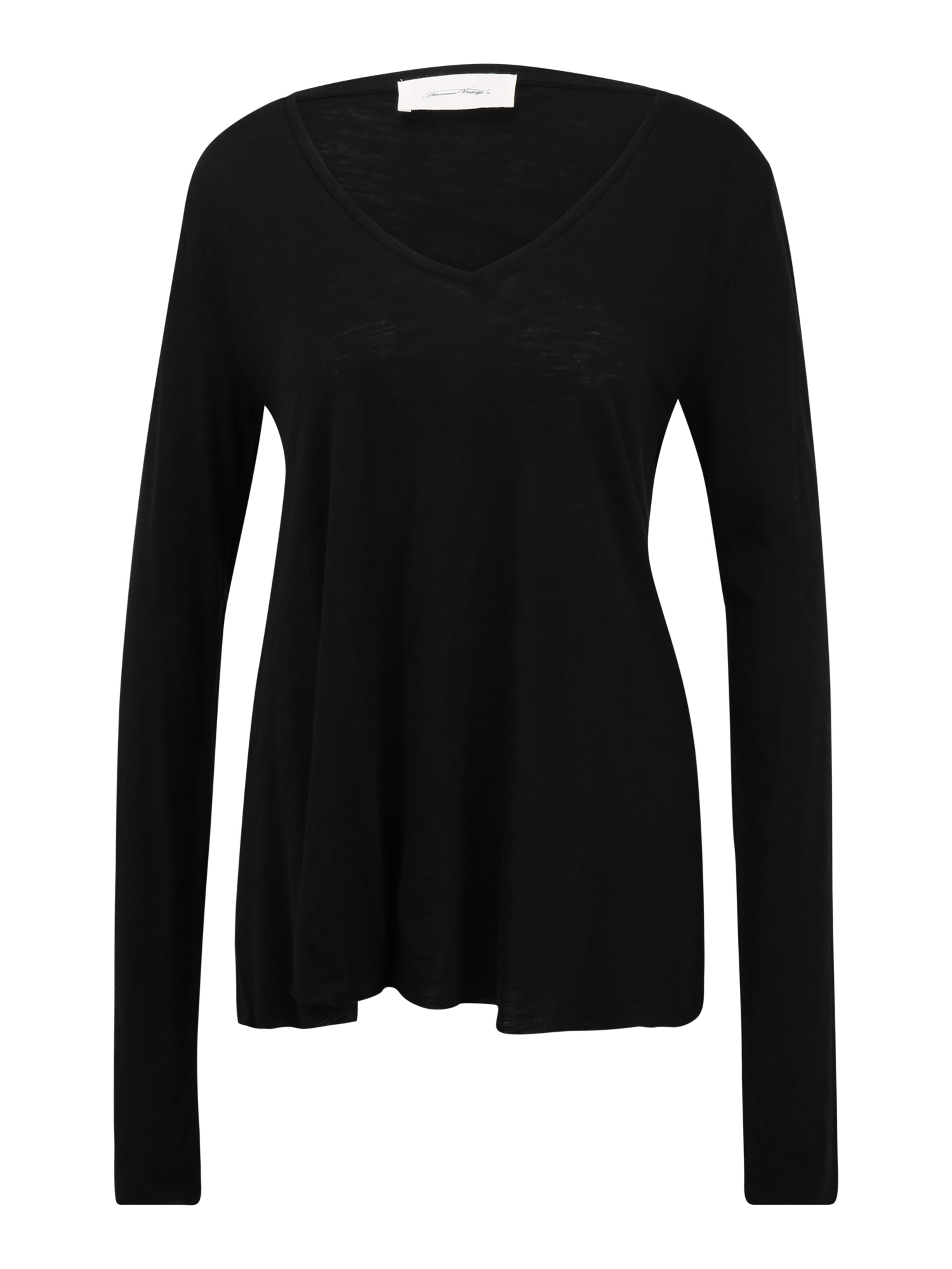 T-shirt AMERICAN VINTAGE en noir : devant