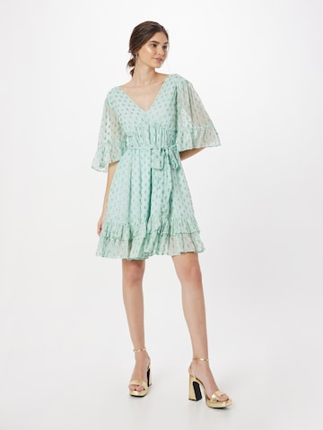 Twinset فستان بلون أخضر: الأمام