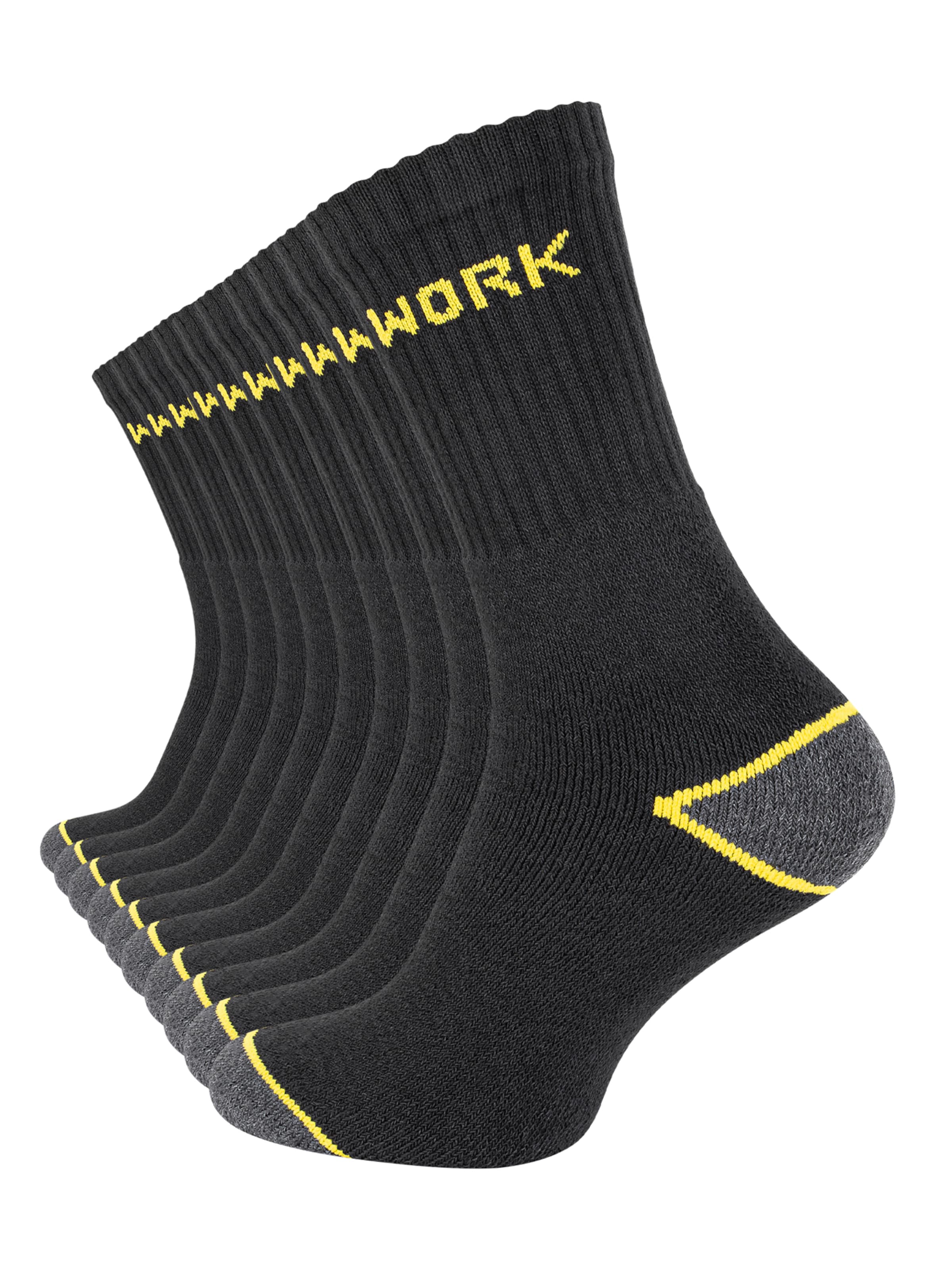 Cotton Prime Socken in Schwarz: Vorderseite