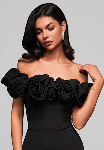 Ombre Avondjurk in Zwart