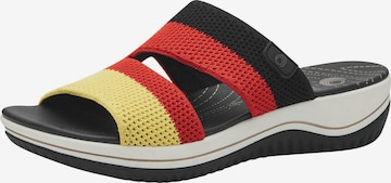 JANA Pantolette 'Coshy Original' in Schwarz: Vorderseite