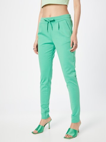 Tapered Pantaloni 'KATE' di ICHI in verde: frontale