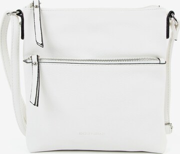 Borsa a tracolla 'Emma' di Emily & Noah in bianco: frontale