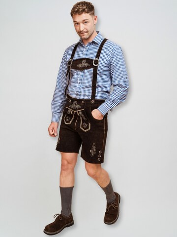 Hofglanz Regular Lederhose in Braun