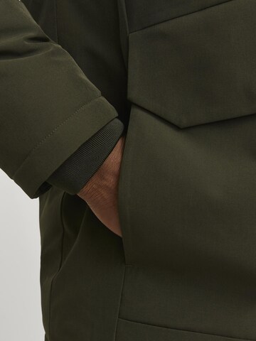 JACK & JONES Winter parka 'JJETrek' in Green