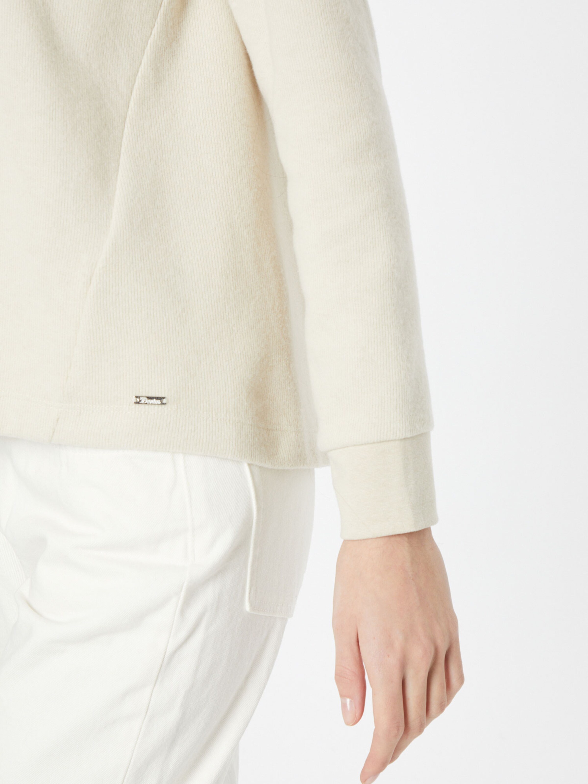 Frauen Sweat TOM TAILOR DENIM Sweatshirt in Creme - AA85411 Frauen Sweat TOM TAILOR DENIM Sweatshirt in Creme - AA85411