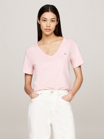 TOMMY HILFIGER Футболка в Ярко-розовый: спереди