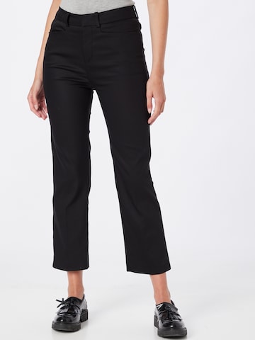 DRYKORN Regular Pleated Pants 'BASKET' in Black: front