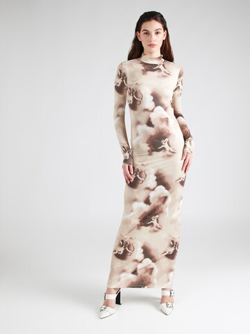 SOMETHINGNEW Dress 'THEODORA' in Beige: front