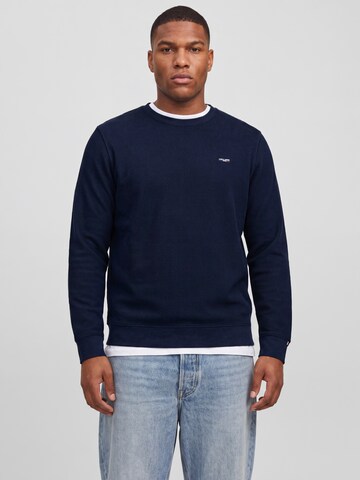 Jack & Jones Plus Sweatshirt 'JPRBLUALVES' i blå: forside