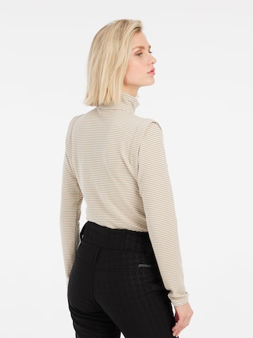 PROTEST Sportsweatshirt 'PRTIVORY' in Braun