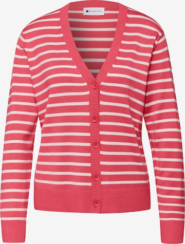 STREET ONE Strickjacke in Orange: Vorderseite