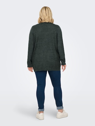 ONLY Carmakoma Knit Cardigan 'Esly' in Green