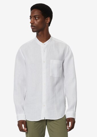 Marc O'Polo Regular fit Button Up Shirt in White: front