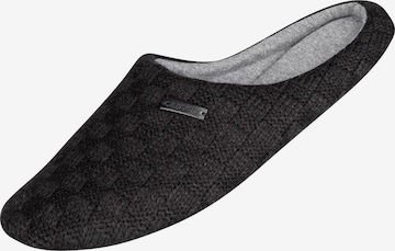 camano Slippers in Black: front
