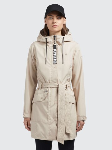 khujo Tussenparka 'LAUREN4' in Beige: voorkant